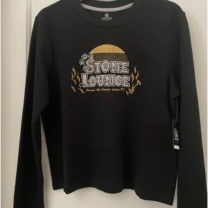 Volcom Black Knit Top